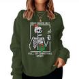 Dead Inside Full Christmas Spirit Skeleton Xmas Men Women Sweatshirt