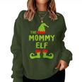 The Mommy Elf Matching Group Christmas Costume Women Sweatshirt