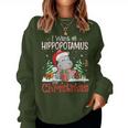 I Want A Hippopotamus For Christmas Xmas Hippo For Kid Women Sweatshirt