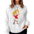 Dabbing Soccer Soccer Dab Girl Women Sweatshirt