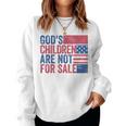 Gods Children Are Not For Sale Quote Gods Children Women Sweatshirt
