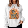 Mama Needs Some Pumpkin Spice Fall Coffee Skeleton Halloween For Mama Women Sweatshirt