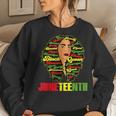1865 Junenth Queen Celebrate African American Women Women Crewneck Graphic Sweatshirt Gifts for Her