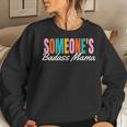 2023 Kids To Mom- Someones Badass Mama Women Sweatshirt Gifts for Her