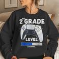 2Nd Grade Level Loading Back To School Video Game Controller Women Sweatshirt Gifts for Her