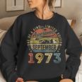 50 Year Old Awesome Since September 1973 50Th Birthday Women Sweatshirt Gifts for Her