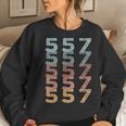 557 Mississippi Usa Multi Color Area Code Women Sweatshirt Gifts for Her