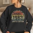 60 Years Old Made In 1963 Vintage August 1963 60Th Birthday Women Sweatshirt Gifts for Her