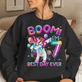 7 Years Old Dabbing Unicorn 7Th Birthday Girl Party Women Sweatshirt Gifts for Her