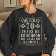 70Th Birthday Vintage Bday 70 Year Old Man Funny 70 Birthday Women Crewneck Graphic Sweatshirt Gifts for Her