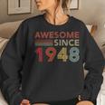 75 Birthday Decorations Men Women 1948 Bday 75Th Birthday Women Sweatshirt Gifts for Her