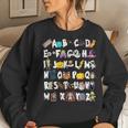 Abc Alphabet Halloween Costume Teacher Student Women Sweatshirt Gifts for Her