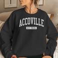 Accoville West Virginia Wv College University Sports Style Women Sweatshirt Gifts for Her