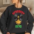 Afrobeat 1970 Vinyl Record Afro Hairstyle Woman Women Sweatshirt Gifts for Her