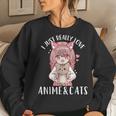 Anime And Cats Kawaii Cat For Girls Women Sweatshirt Gifts for Her