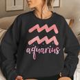 Aquarius Girl Horoscope For Her Aquarius Women Sweatshirt Gifts for Her