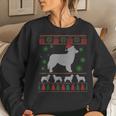 Aussie Shepherd Dog Ugly Christmas Sweater Dog Lovers Women Sweatshirt Gifts for Her