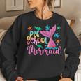 Back To School Team Preschool Mermaid Teacher Student Gift Women Crewneck Graphic Sweatshirt Gifts for Her