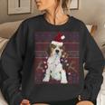 Beagle Christmas Lights Ugly Sweater Dog Lover Women Sweatshirt Gifts for Her