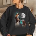 Beagle Howling At The Moon Beagle Owner Beagle Women Sweatshirt Gifts for Her