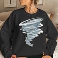 Best Tornado For Men Women Storm Hunter Weather Meteorology Women Crewneck Graphic Sweatshirt Gifts for Her