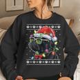 Black Pug Christmas Tree Dog Mom Dad Ugly Sweater Christmas Women Sweatshirt Gifts for Her