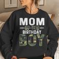 Camouflage Mom Of The Birthday Boy Women Crewneck Graphic Sweatshirt Gifts for Her