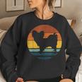 Chion Vintage Retro Mom Dad Dog Women Sweatshirt Gifts for Her
