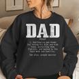 Christian Dad Religious Faith Bible Verse Fathers Day Women Crewneck Graphic Sweatshirt Gifts for Her