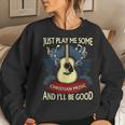 Christian Music Rock And Roll Retro Vintage Music Women Sweatshirt Gifts for Her