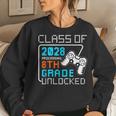 Class Of 2028 Processing 8Th Grade Unlocked Graduate Gamer Women Sweatshirt Gifts for Her