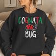 Cognata Bug Italian Sister In Law Ladybug Women Sweatshirt Gifts for Her