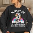 Cool Nurse For Unicorn Medical Nurses Rn Nursing Women Sweatshirt Gifts for Her