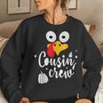 Cousin Crew Thanksgiving Family Matching Turkey Day Fall Women Sweatshirt Gifts for Her