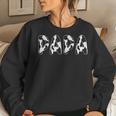 Cow Papa Birthday Family Matching Fathers Day Boy Girl Farm Women Crewneck Graphic Sweatshirt Gifts for Her
