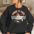 Creep It Real Spooky Ghost Mouse Halloween Women Sweatshirt Gifts for Her