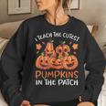 Cutest Pumpkins Preschool Kindergarten Halloween Teacher Halloween For Teacher Women Sweatshirt Gifts for Her