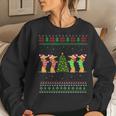 Dachshund Dog Christmas Ugly Sweater Dachshund Xmas Women Sweatshirt Gifts for Her
