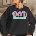 Dad Of Birthday Girl Donut Lover Theme DaddyWomen Sweatshirt Gifts for Her
