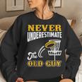 Disc Golf Player Never Underestimate The Old Guy Men Women Sweatshirt Gifts for Her