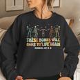 Dry Bones Come Alive Bible Verse Halloween Christian Jesus Women Sweatshirt Gifts for Her
