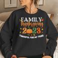 Family Thanksgiving 2023 Fall Autumn Turkey Matching Family Women Sweatshirt Gifts for Her