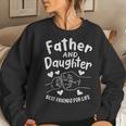 Father And Daughter Best Friends For Life Kids Girl Women Crewneck Graphic Sweatshirt Gifts for Her