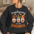 Friendsgiving With My Gnomies Thanksgiving Gnome Women Sweatshirt Gifts for Her