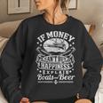 Funny Boating Nautical Captain Boats And Beer Men Women Women Crewneck Graphic Sweatshirt Gifts for Her