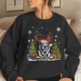Dog Lovers Norwegian Elkhound Ugly Christmas Sweater Women Sweatshirt Gifts for Her