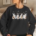 Ghost Donkey Hallowen Donkey Lover Farmer Halloween Women Sweatshirt Gifts for Her