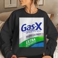 Nurse Pharmacy Halloween Costume Gas-X Extra Strength Women Sweatshirt Gifts for Her