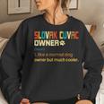 Slovak Cuvac Vintage Retro Dog Mom Dad Women Sweatshirt Gifts for Her