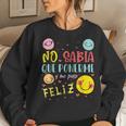 Spanish Teacher Maestra Latina Bicultural Bilingual Women Sweatshirt Gifts for Her